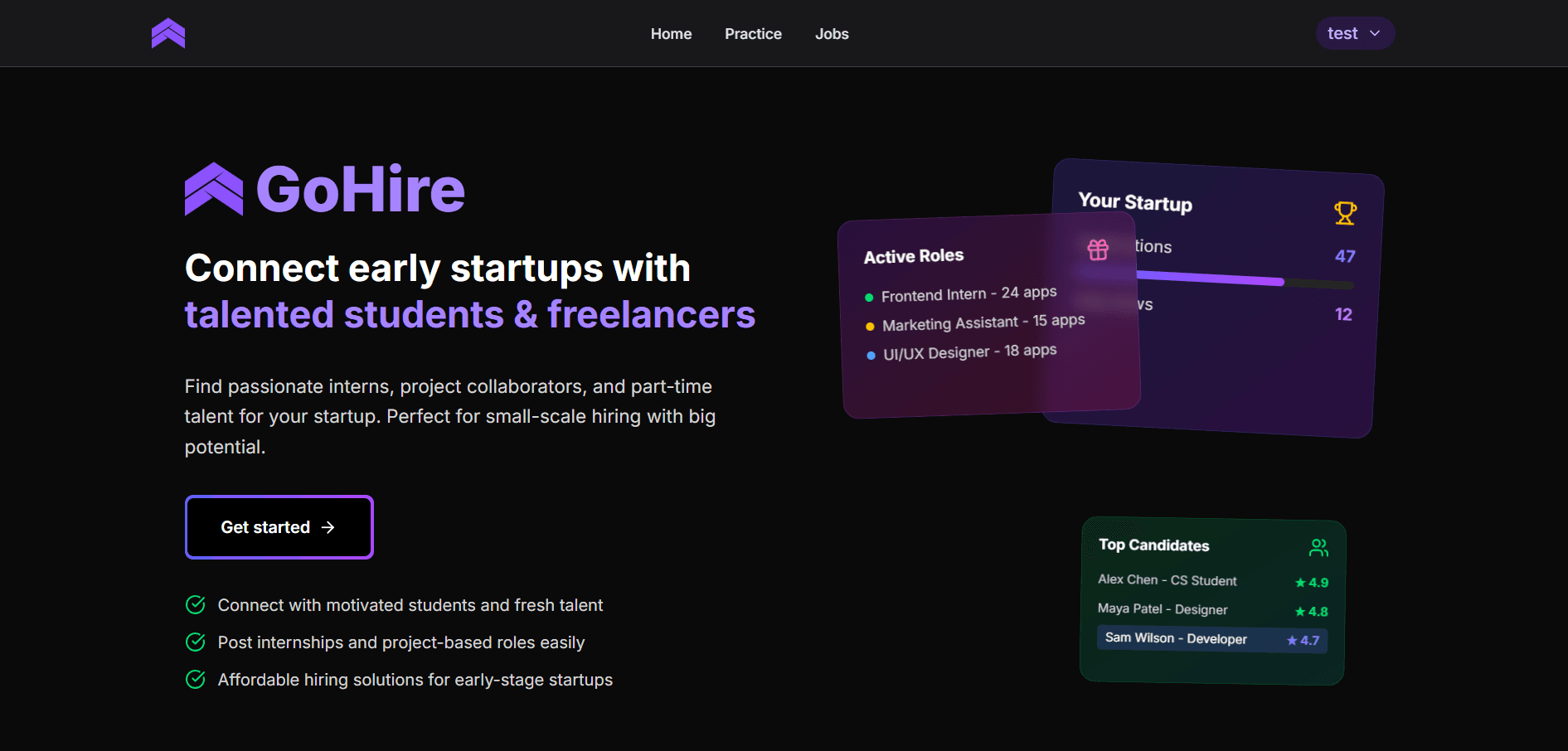 Go-Hire hiring platform preview